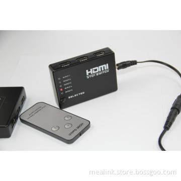 with Remote Control 3D 5X1 HDMI Switcher